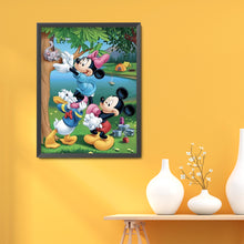 Load image into Gallery viewer, Mouse Disney Cartoon Gift 30*40cm(canvas) full round drill diamond painting