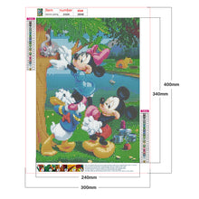 Load image into Gallery viewer, Mouse Disney Cartoon Gift 30*40cm(canvas) full round drill diamond painting