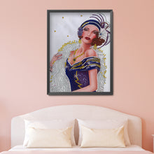 Load image into Gallery viewer, Diamond Painting - Partial Special Shaped - Noble woman (30*40cm)