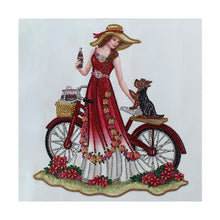 Load image into Gallery viewer, Diamond Painting - Partial Special Shaped - Dress lady (35*35cm)