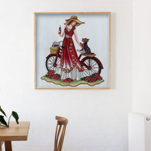 Load image into Gallery viewer, Diamond Painting - Partial Special Shaped - Dress lady (35*35cm)