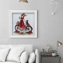 Load image into Gallery viewer, Diamond Painting - Partial Special Shaped - Dress lady (35*35cm)