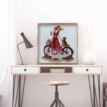 Load image into Gallery viewer, Diamond Painting - Partial Special Shaped - Dress lady (35*35cm)