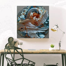 Load image into Gallery viewer, Swan Girl 30*30cm(canvas) full round drill diamond painting