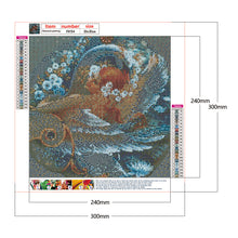 Load image into Gallery viewer, Swan Girl 30*30cm(canvas) full round drill diamond painting