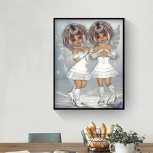 Load image into Gallery viewer, Unique Girl 30*40cm(canvas) full round drill diamond painting