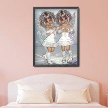 Load image into Gallery viewer, Unique Girl 30*40cm(canvas) full round drill diamond painting