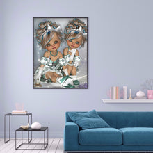 Load image into Gallery viewer, Unique Girl 30*40cm(canvas) full round drill diamond painting