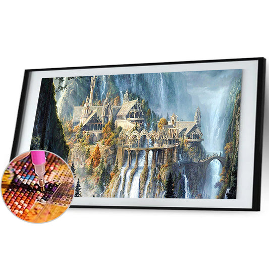 Diamond Painting - Full Square - Mountain Attic (80*40cm)