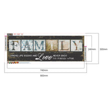 Load image into Gallery viewer, Diamond Painting - Full Square - Family (80*30cm)
