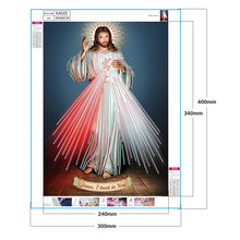 Load image into Gallery viewer, Diamond Painting - Partial Special Shaped - Jesus (30*40cm)