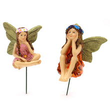 Load image into Gallery viewer, Mini Fairy Figurines Elf Set Resin Miniatures Garden Landscape Decoration