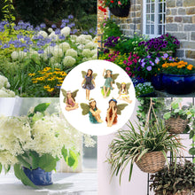 Load image into Gallery viewer, Mini Fairy Figurines Elf Set Resin Miniatures Garden Landscape Decoration