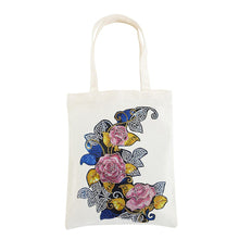 Load image into Gallery viewer, Diy Diamond Painting Handbag Reusable Shoulder Shopping Tote (Bb007 Flower)