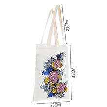 Load image into Gallery viewer, Diy Diamond Painting Handbag Reusable Shoulder Shopping Tote (Bb007 Flower)