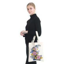 Load image into Gallery viewer, Diy Diamond Painting Handbag Reusable Shoulder Shopping Tote (Bb007 Flower)