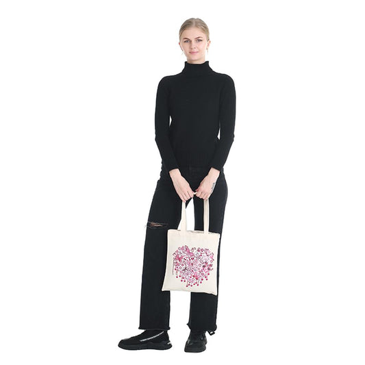 Diy Diamond Painting Handbag Reusable Shopping Tote (Bb001 Butterfly Love)