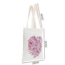 Load image into Gallery viewer, Diy Diamond Painting Handbag Reusable Shopping Tote (Bb001 Butterfly Love)