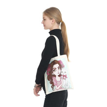 Load image into Gallery viewer, Diy Diamond Painting Handbag Reusable Shoulder Shopping Tote (Bb004 Girl)