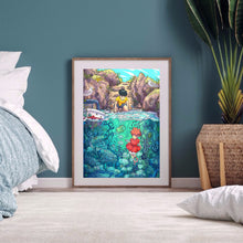 Load image into Gallery viewer, Cartoon Kids 30*40cm(canvas) full round drill diamond painting