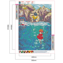 Load image into Gallery viewer, Cartoon Kids 30*40cm(canvas) full round drill diamond painting