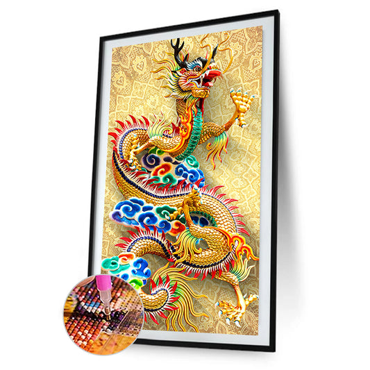 Diamond Painting - Full Round - Dragon (40*80cm)