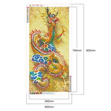 Load image into Gallery viewer, Diamond Painting - Full Round - Dragon (40*80cm)
