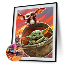 Load image into Gallery viewer, Diamond Painting - Full Round - Coon Yoda (30*40cm)