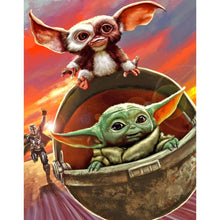 Load image into Gallery viewer, Diamond Painting - Full Round - Coon Yoda (30*40cm)