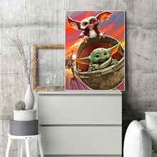 Load image into Gallery viewer, Diamond Painting - Full Round - Coon Yoda (30*40cm)