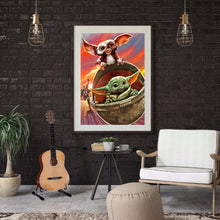 Load image into Gallery viewer, Diamond Painting - Full Round - Coon Yoda (30*40cm)