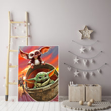 Load image into Gallery viewer, Diamond Painting - Full Round - Coon Yoda (30*40cm)