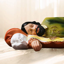 Load image into Gallery viewer, Saint Joseph Sleeping Statue Resin Figurine Christian Yard Desktop Decor