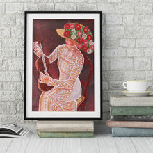 Load image into Gallery viewer, Diamond Painting - Partial Special Shaped - hat lady (30*40cm)