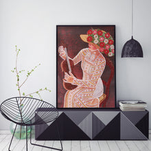 Load image into Gallery viewer, Diamond Painting - Partial Special Shaped - hat lady (30*40cm)