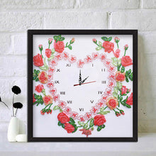 Load image into Gallery viewer, Diamond Painting Clock - Partial Round - Gothic Weird Woman (35X35cm)