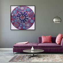 Load image into Gallery viewer, Diamond Painting Clock - Full Round - Gothic Weird Woman (35X35cm)