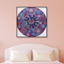 Load image into Gallery viewer, Diamond Painting Clock - Full Round - Gothic Weird Woman (35X35cm)