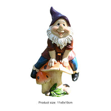 Load image into Gallery viewer, Gnome Dwarf Garden Statue Gift Outdoor Decoration Courtyard Accessories