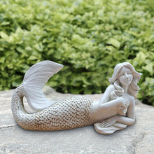 Load image into Gallery viewer, Resin Mermaid Figurine Statue Room Garden Office Master Gift Yard Decor