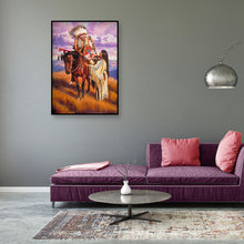 Load image into Gallery viewer, Diamond Painting - Full Round - Indians (30*40CM)