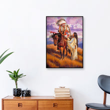 Load image into Gallery viewer, Diamond Painting - Full Round - Indians (30*40CM)