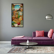 Load image into Gallery viewer, Diamond Painting - Full Round - Book dinosaur (40*80CM)