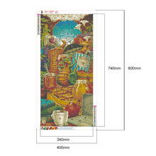 Load image into Gallery viewer, Diamond Painting - Full Round - Book dinosaur (40*80CM)