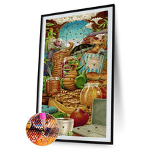 Load image into Gallery viewer, Diamond Painting - Full Round - Book dinosaur (40*80CM)