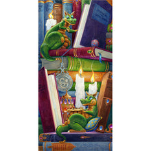 Load image into Gallery viewer, Diamond Painting - Full Round - Book dinosaur (40*80CM)