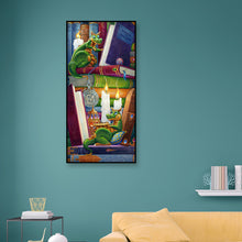 Load image into Gallery viewer, Diamond Painting - Full Round - Book dinosaur (40*80CM)