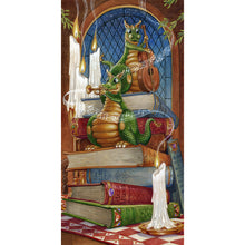 Load image into Gallery viewer, Diamond Painting - Full Round - Book dinosaur (40*80CM)