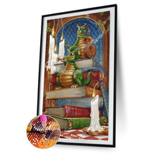 Load image into Gallery viewer, Diamond Painting - Full Round - Book dinosaur (40*80CM)