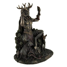 Load image into Gallery viewer, Resin Cernunnos Horned Animal God Statue Figurine Garden Home God Sculpture